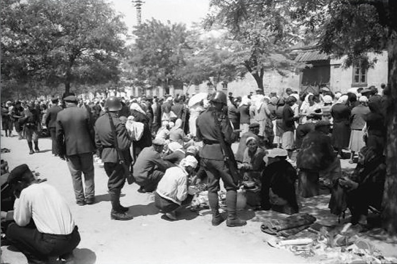 1943. Одесса в окупации. Блошиный рынок