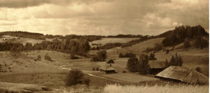 Ландшафт Латвии. Фото нач. 20 века
