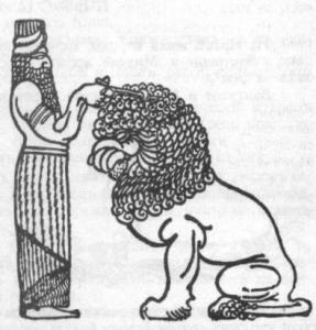 Ассирия. Царь и лев