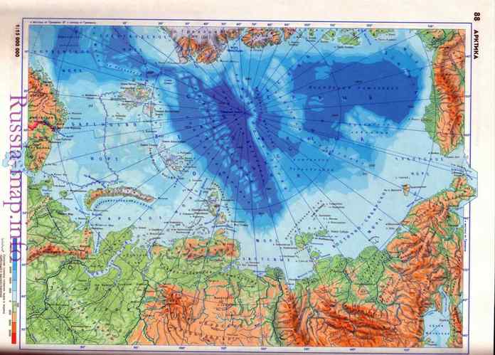 Советская Арктика. м. 150 км в 1 см. Моря, острова и побережье