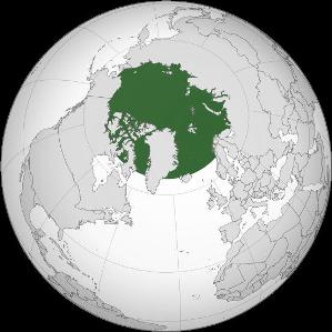Арктика на глобусе