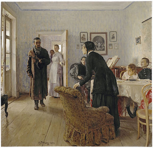 И. Репин Не ждали. 1884