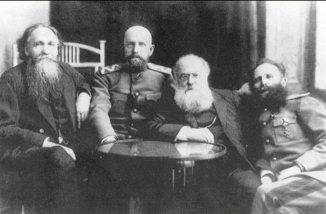 Братья Лопатины Всеволод, Николай, Герман, Сергей. Фото 1914